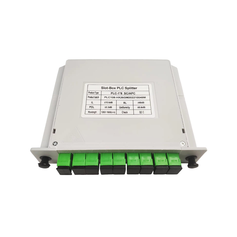 GSG-LGX-1x8-SC APC Fiber Optic PLC Splitter
